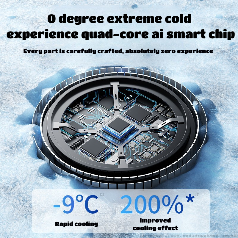 F27 Mobile Phone Cooler 15W Powerful Cool Heat Dissipation Magnetic Back-clip 2 in 1 Icing Silent Semiconductor Cooling Radiator