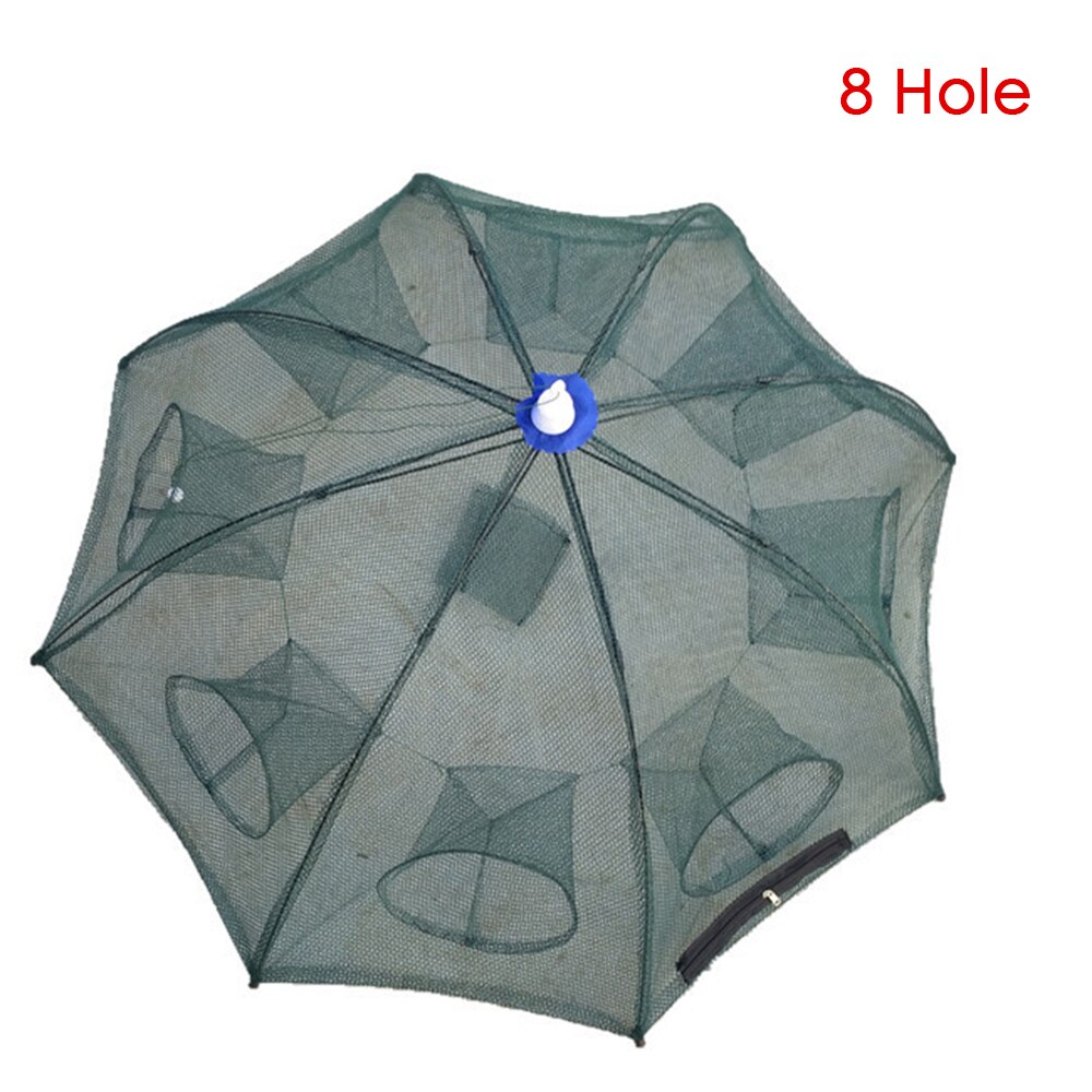 Filet de pêche pliable équipement de pêche main jeter filet avec parapluie protection automatique du poisson fournitures de pêche 4 importations (envoyer des sacs)