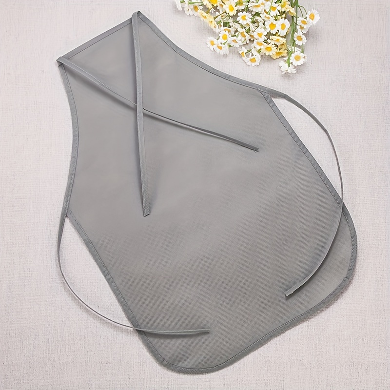 30 pièces enfants Non-tissé tablier classe artisanat Art peinture enfants tablier jetable sécurité nettoyage tablier étudiant dessin bavoir: Gris clair