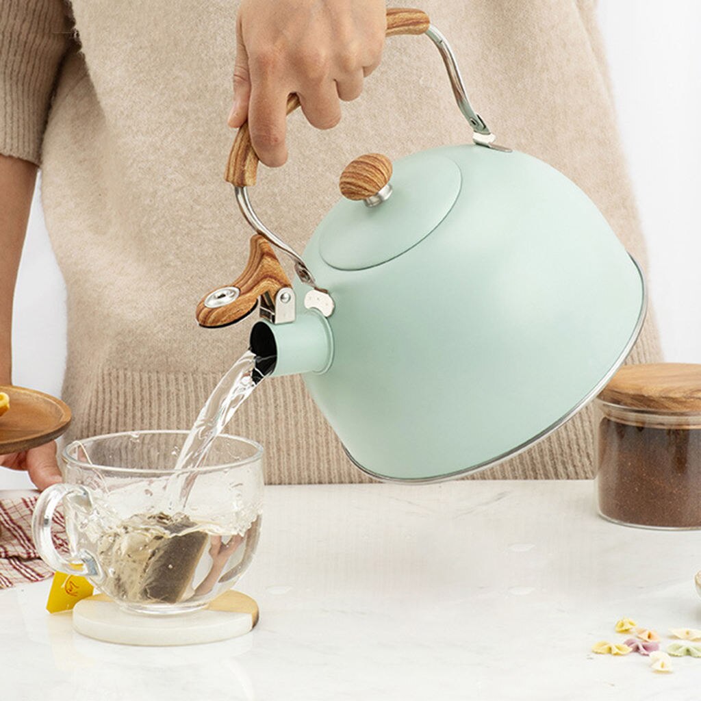 2.5 Liter Fluitje Ketel Kokend Kookgerei Voor Keuken Keramische-Kachel Koffie
