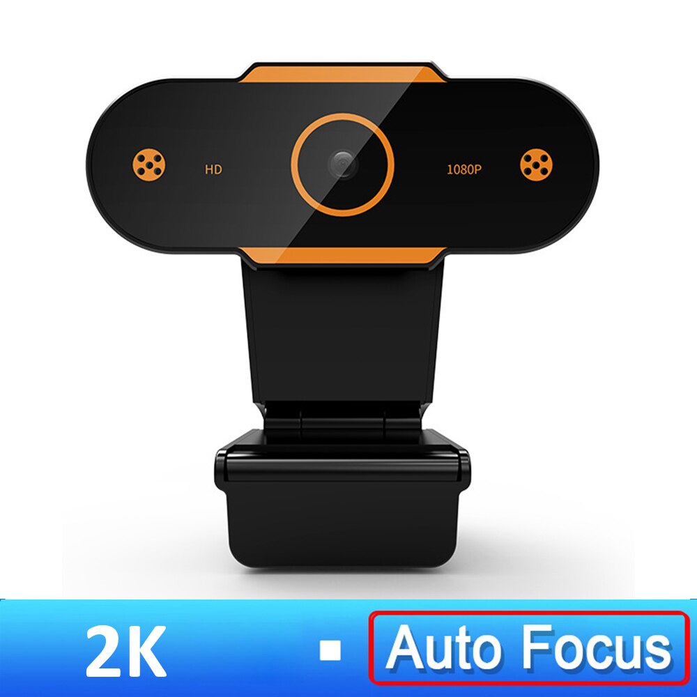 HD 1080P Webcam Computer PC Web Camera with Microphone for desktop for Live Broadcast Video USB webcam Cam Video Recording Work: 2K