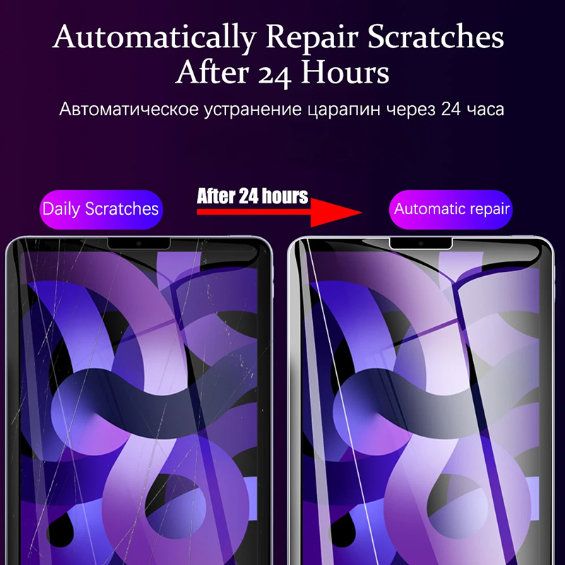 3 pçs pet protetor de tela macia para ipad mini 6 ar 5 4 ipad 10th 10.9 película protetora para ipad 9th 8th 7th 10.2 ipad pro 11 12.9