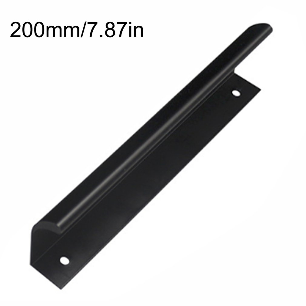 Invisible Strip Curved Handle Cabinet Zinc Alloy Kitchen Cabinet Drawer Handle Smooth Surface: 200MM