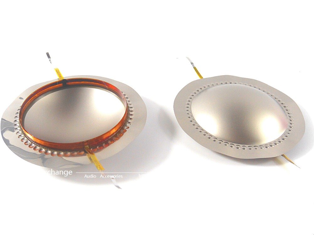 8 Pcs 8 Ohm 51.2mm Titanium Dome Tweeter Diaphragm Voice Coil 51mm Core