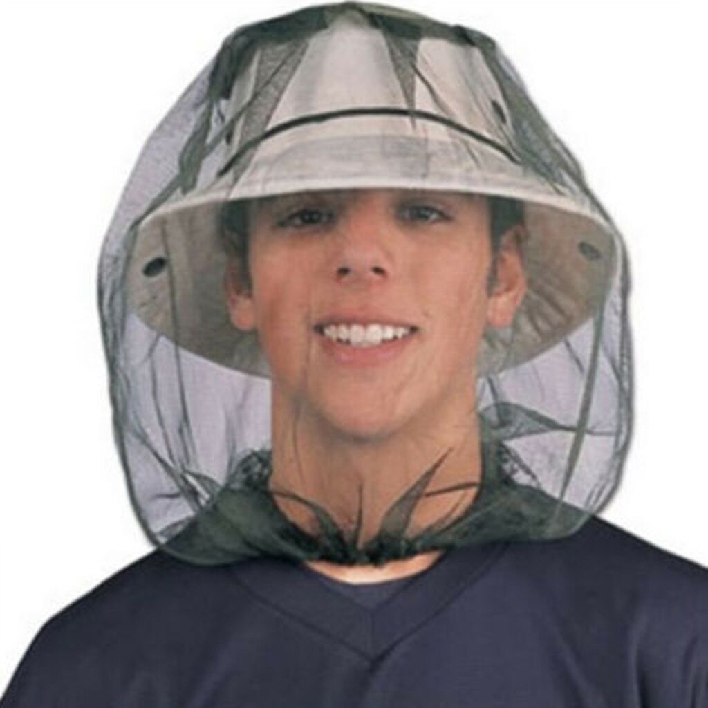 Chapeau Anti-morsure pour apiculteur, sangle réglable avec filet de protection faciale, masque Anti-moustique d'extérieur, casquette de protection pour apiculteur
