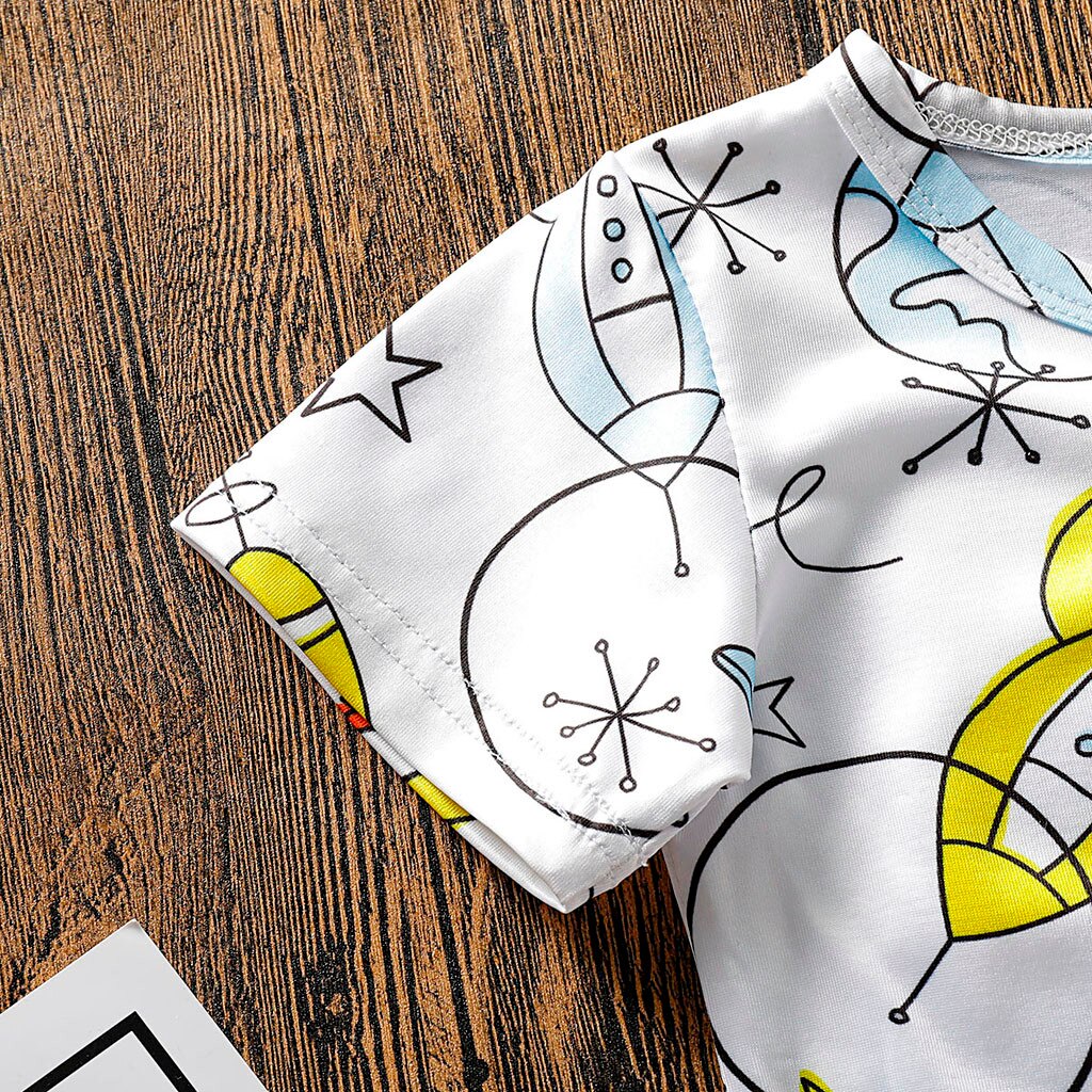 Baby Kleding Baby Baby Meisjes Jongens Cartoon Print Romper Jumpsuit Zomer Kleding Для Новорожденных
