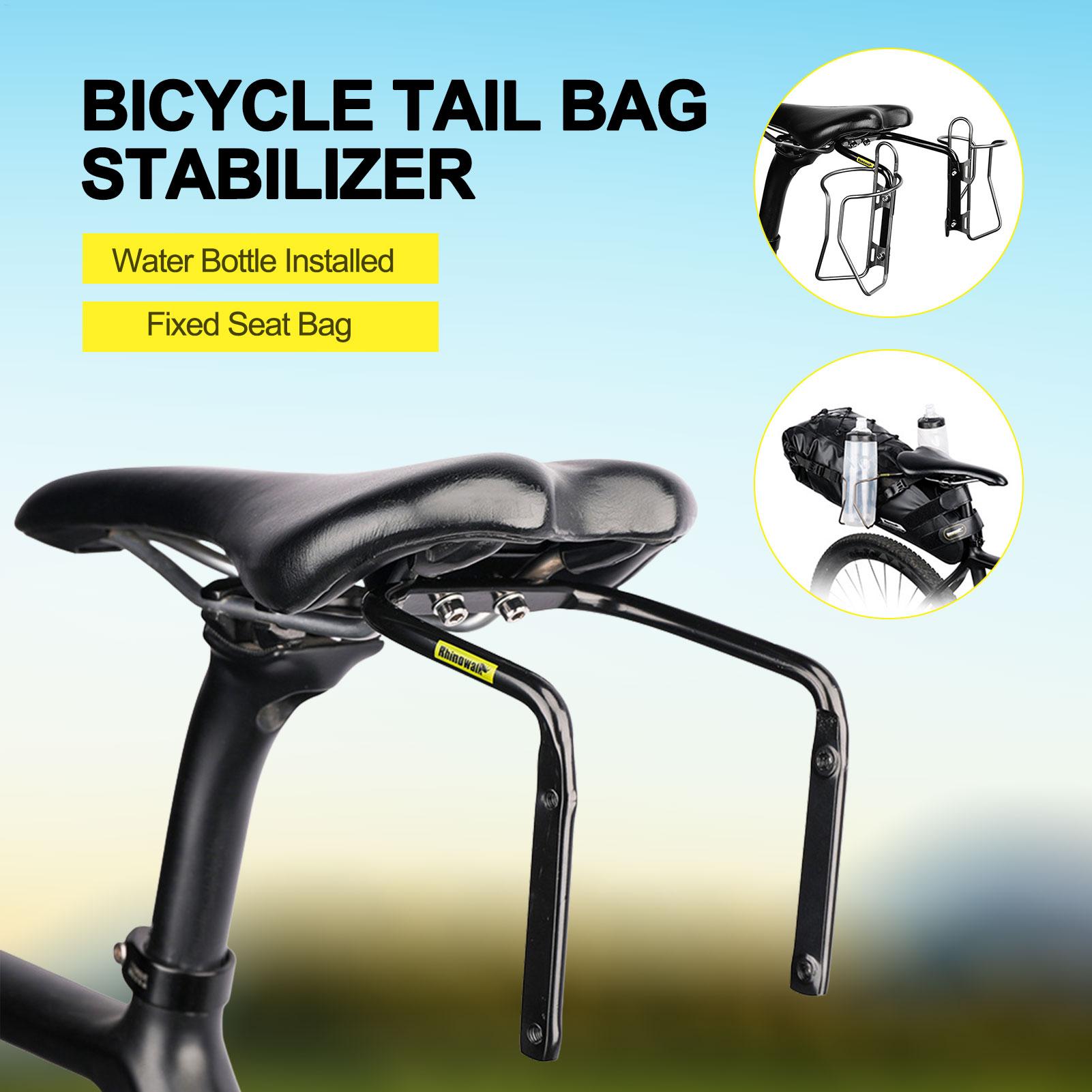 Bike Saddle Bag Stabilizers Support Bracket Bike Water Bottle Holder For Bicycle Saddle Bag Anti-shake Rear Rack Bag