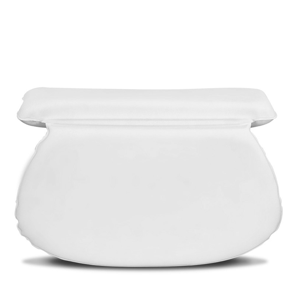 1PCS Spa Bath Pillow Powerful Suction Cups EHome Massage Supports Neck and Shoulders Bathtub Cushions Pillow Fits Any Size Tub: Ivory