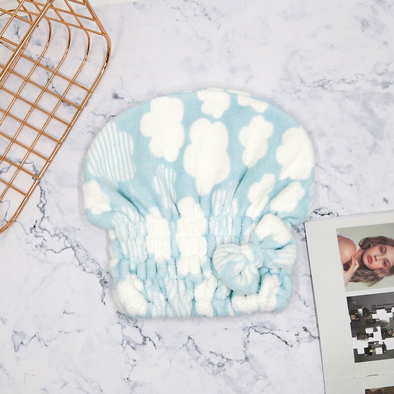 Haar Handdoek Microfiber Handdoek Strand Voor Badkamer Badstof Haar Wrap Sneldrogende Douche Cap Wraphat Thuis Textiel Effen Snel