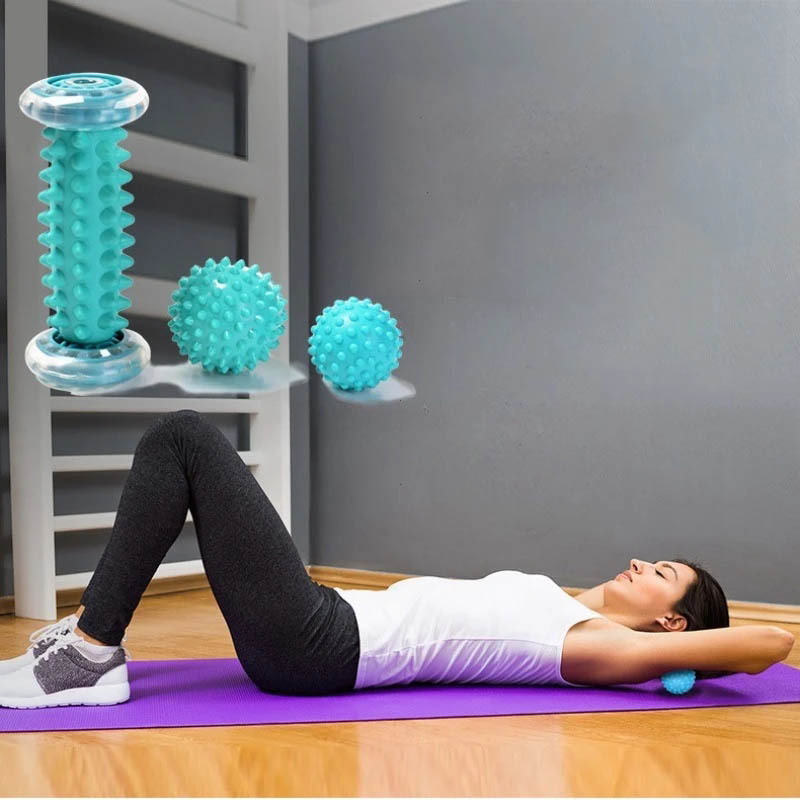 Voetmassage Roller Massagebal Handmatige stimulator voor Fasciitis Plantaris Achterbeen Arm Massage Gezondheid