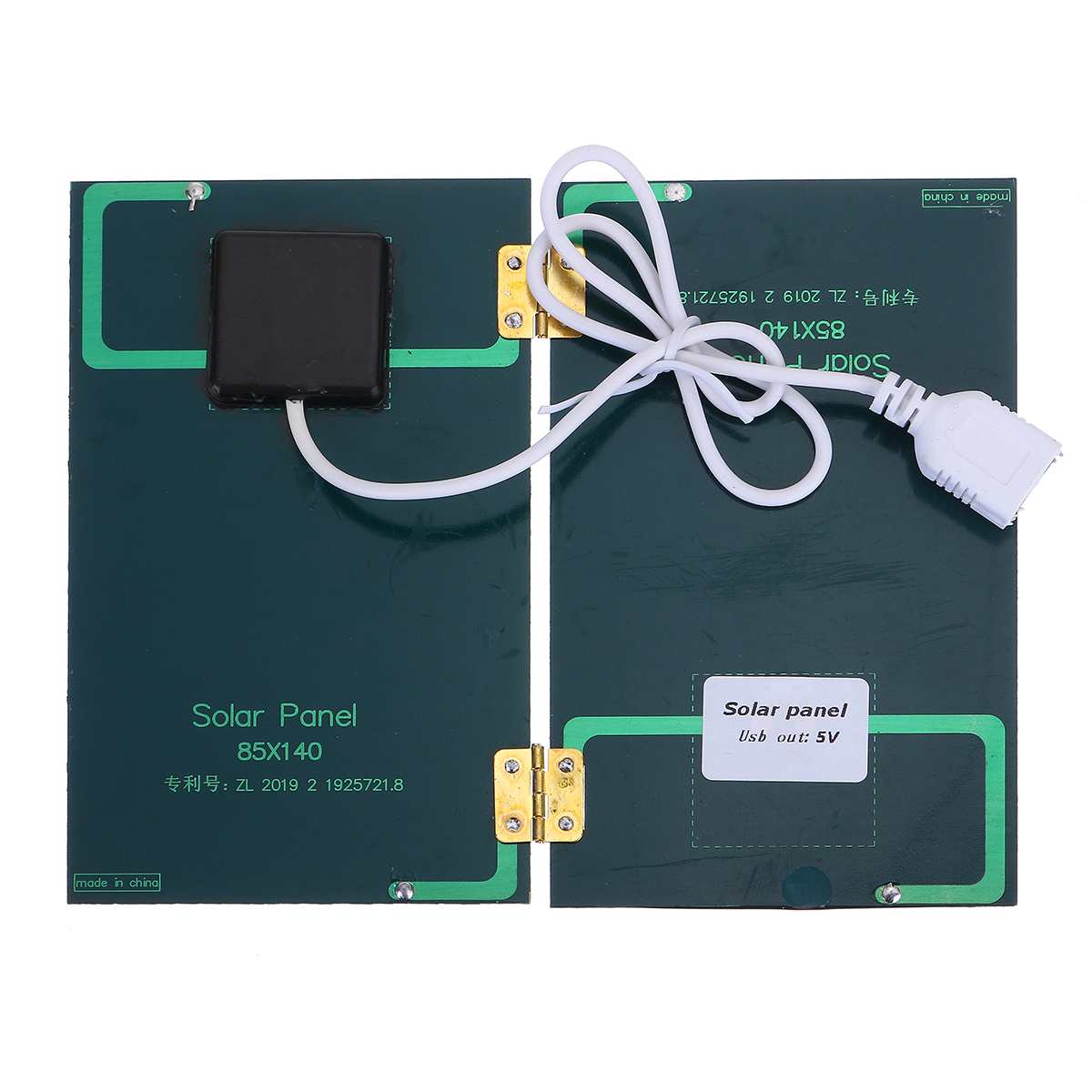 Vikbar solpanel 50w 5v solenergi solceller bank pack usb usb kabel vattentät för telefon ryggsäck camping vandring utomhus