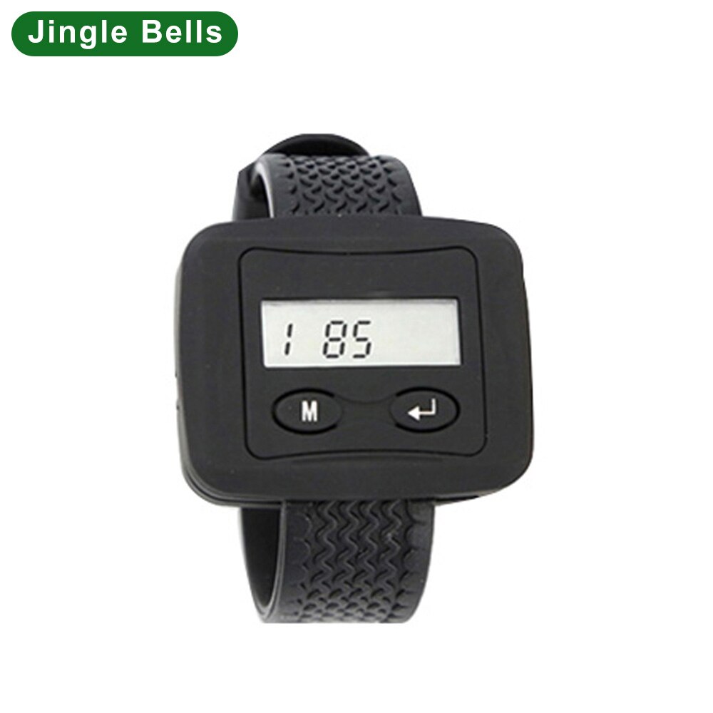 Jingle bells 433 mhz langaton puhelujärjestelmä, jossa on kaukopuhelun hakulaite vastaanotin ravintola sairaalahaku kutsukello