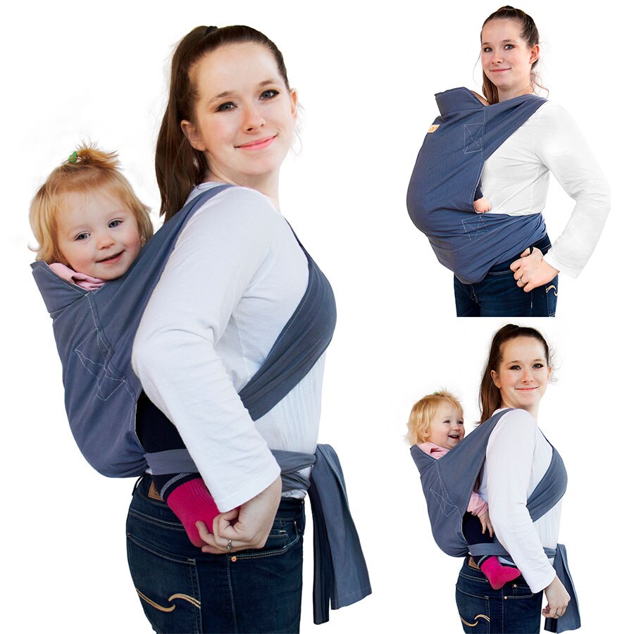 Viedouce-porte-bébé ergonomique face avant pour bébé, siège hanche, tabouret taille, poupée de bébé, porte-plaques pour nourrissons: BC04-BU