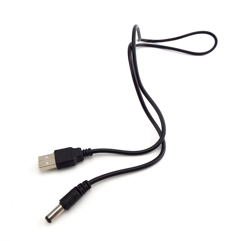 Usb til dc strømkabel universal usb til dc jack opladningskabel strømkabel stikadapter til router mini blæser højttaler  e3