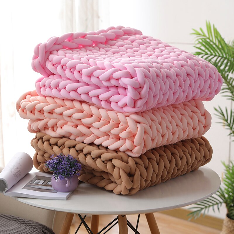 1000G Super Chunky Knit Deken Garen Vegan Gevlochten Zachte Deken Garen Arm Breien Tapijt Tapijten Gooi Deken Garen Omvangrijk garen