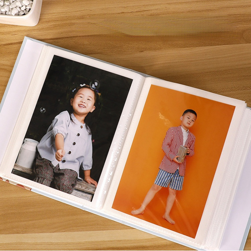 Cadre de stockage d'album photo pour enfants, étui photo, de scrapbooking pour enfants, 100 pocommuniste, 6"