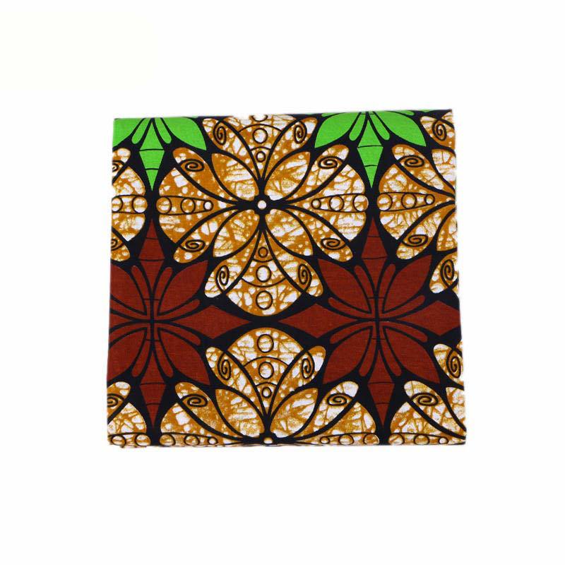 100% Cotton African Print Wax Fabric Pagnes Africa... – Grandado