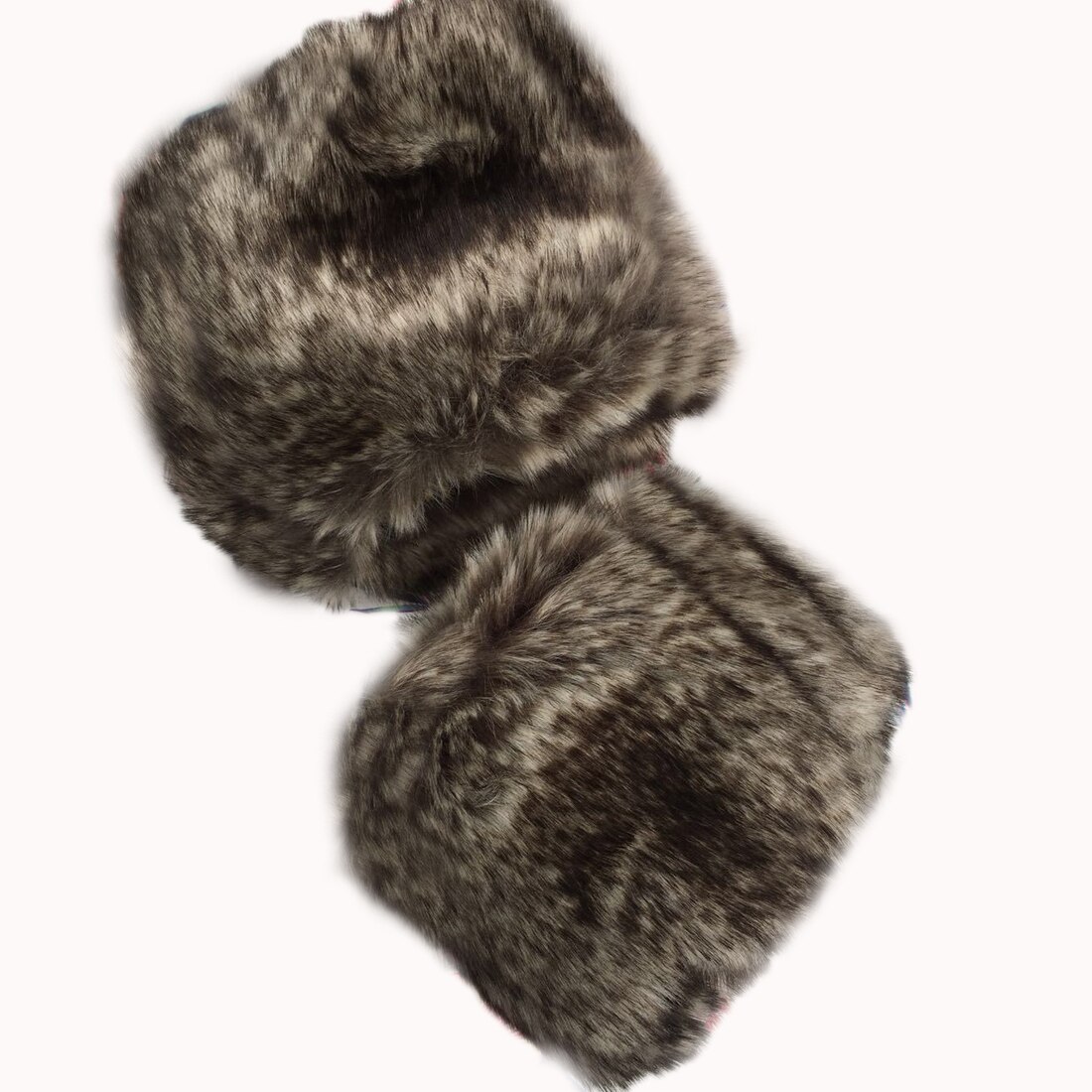 Vinter varm kvinders faux pels håndled varmere slag på manchetter arm varmere grå sort lyserød: Kaffe
