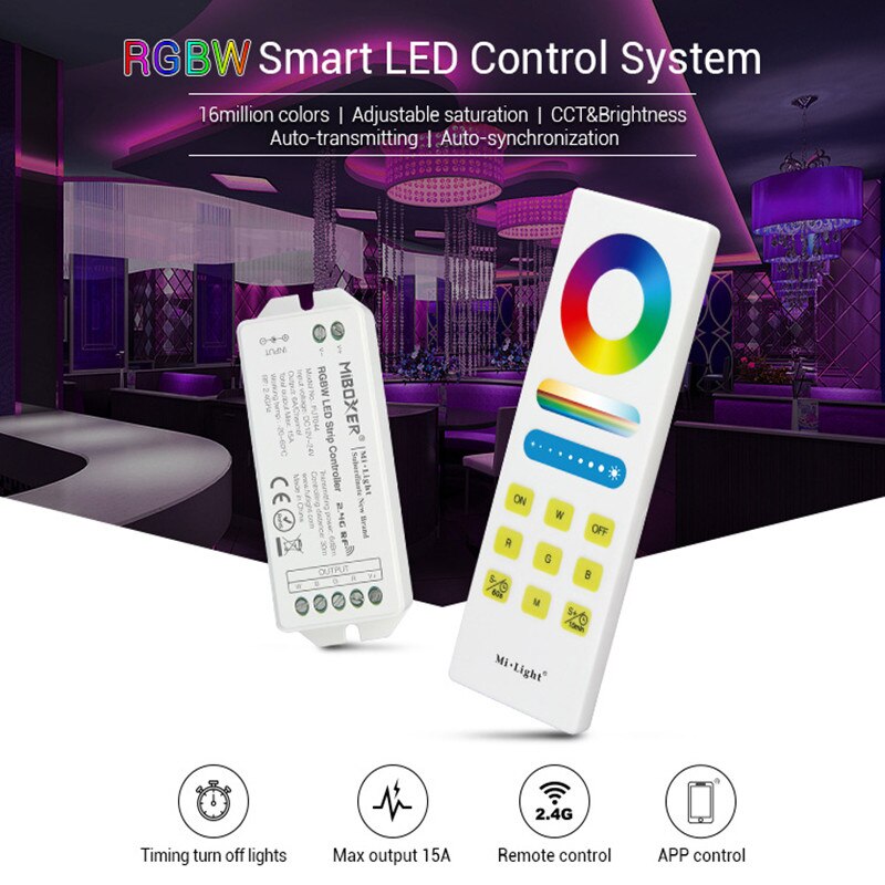 Mi boxer RGB RGBW RGB+CCT LED Strip Controller Smart LED Control System FUT043 FUT044 FUT045 FUT043A FUT044A FUT045A DC12V~24V