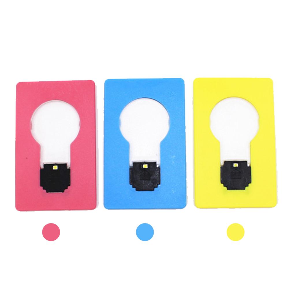 Mini Portable Night Light Pocket Wallet Purse Foldable LED Card Light Motion Sensor Motion Detection Lamp Bulb Night Lamp