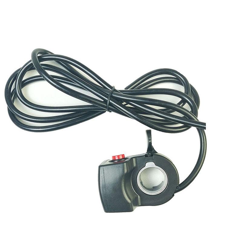 SOMEDAY Electric Bicycle Finger Throttle with Battery Power Indicator 15DX for 36V / 48V Ebike Wuxing Brand Thumb Throttle