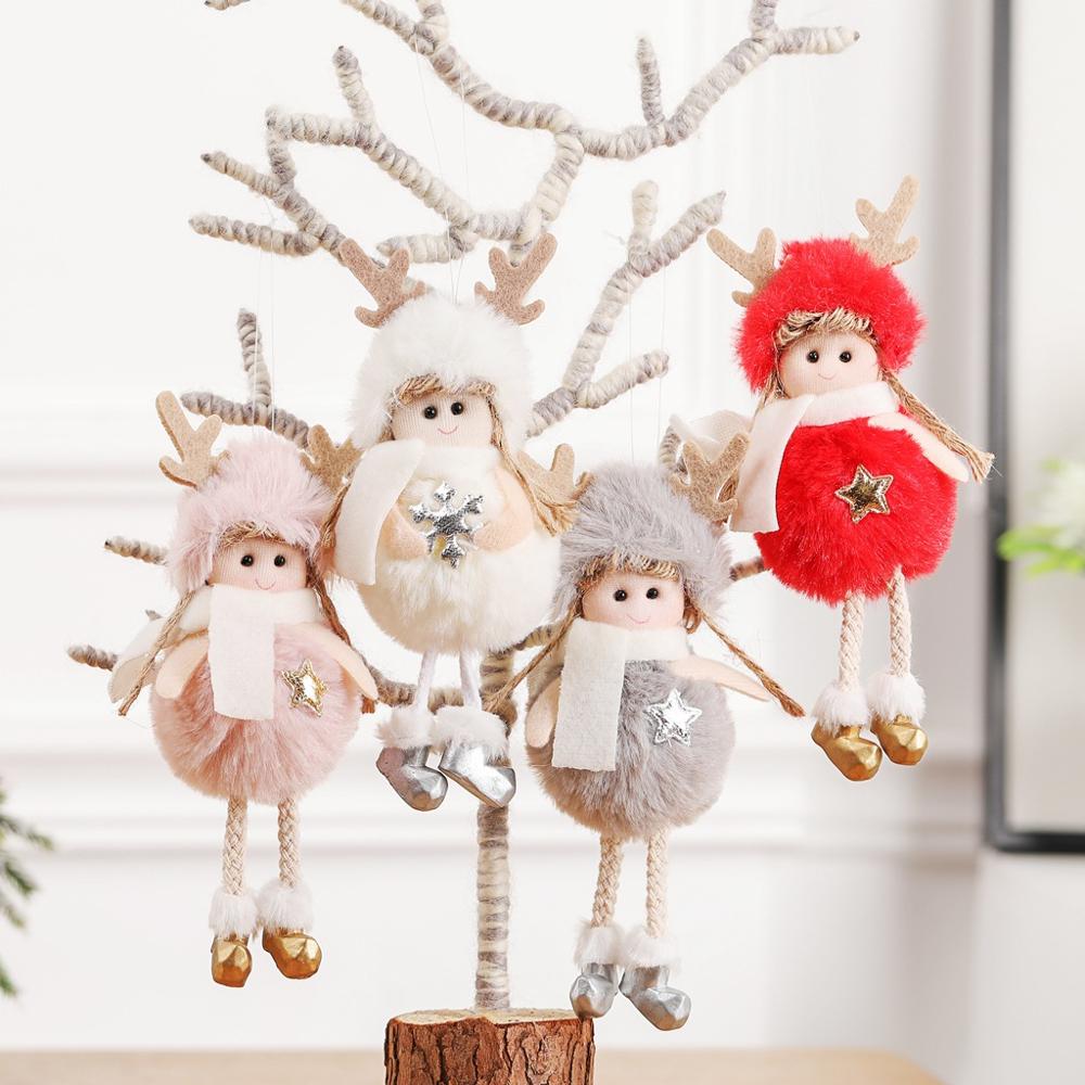 Juletræspynt navidad juleindretning hjem år engel dukke juledekoration guirlande juleaften