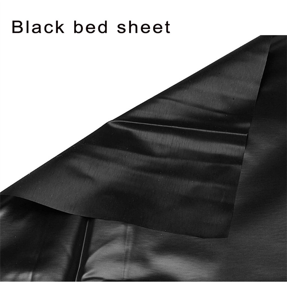 Waterproof Adult King Full Size Bed Sheets Set PVC Women Man Sexy Game Bedding Sheet