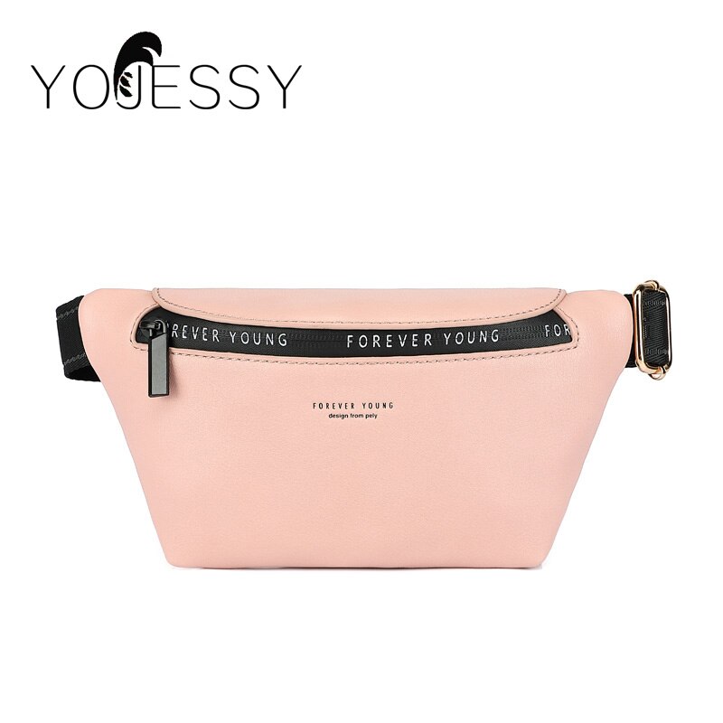 Yojessy Lederen Luxe Fanny Pack Grote Capaciteit Taille Verpakking Heuptas Vrouwen Riem Tas Multifunctionele Borst Bag