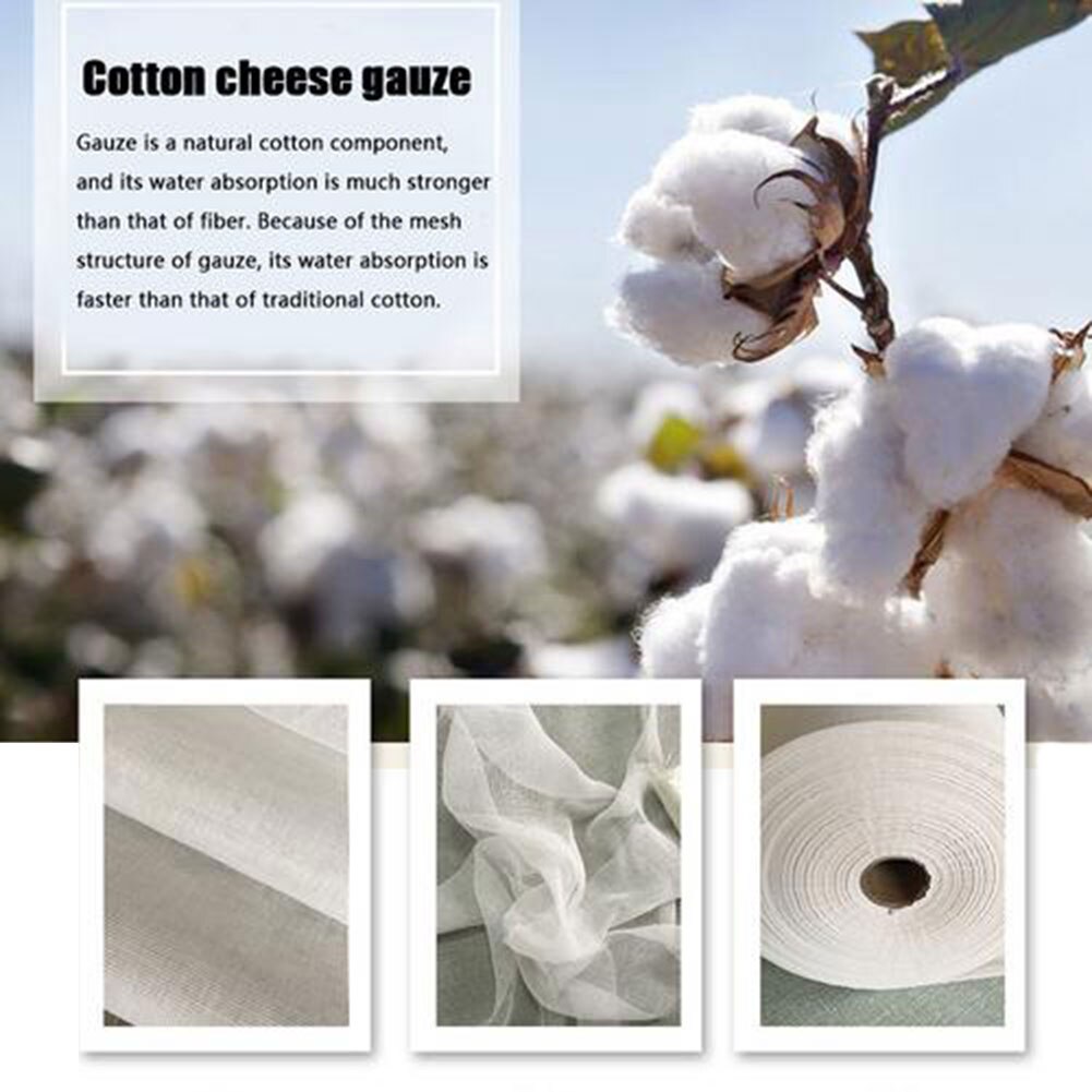 Le tissu de fromage non blanchi de gaze de fromage de coton Ultra-fin est le meilleur pour la cuisson des aliments
