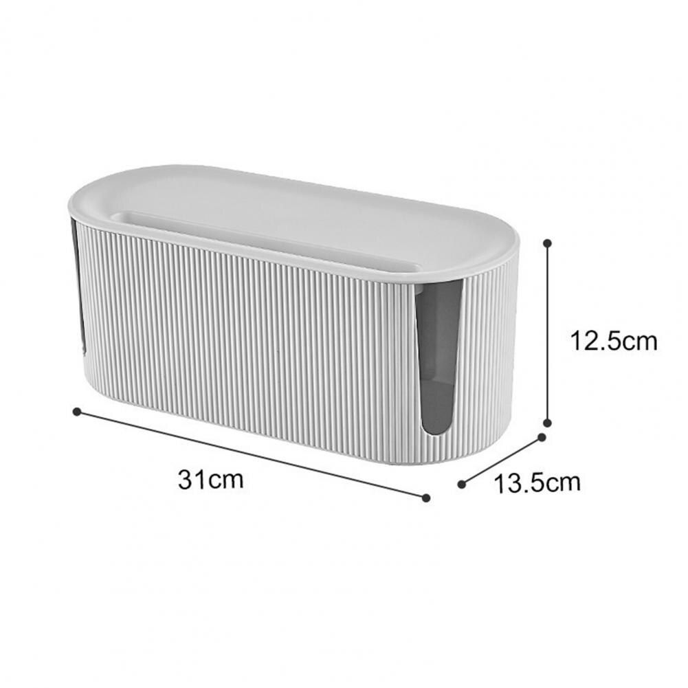 Water-Proof Kabel Management Doos Effectieve Warmteafvoer Pp Ruimte Besparen Power Cord Organizer Voor Kantoor