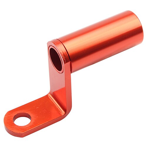 Extensor de montaje para espejo retrovisor de motocicleta, abrazadera para manillar, soporte para teléfono, palancas de función múltiple, indefinido: Orange
