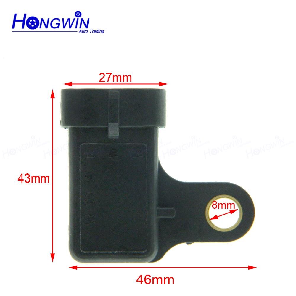 Capteur carte de pression absolue | 96330547 AS312 pour Chevrolet Aveo Aveo5 Daewoo Kalos Matiz 2000-2006 Chevy Aveo 1.6L 04-06