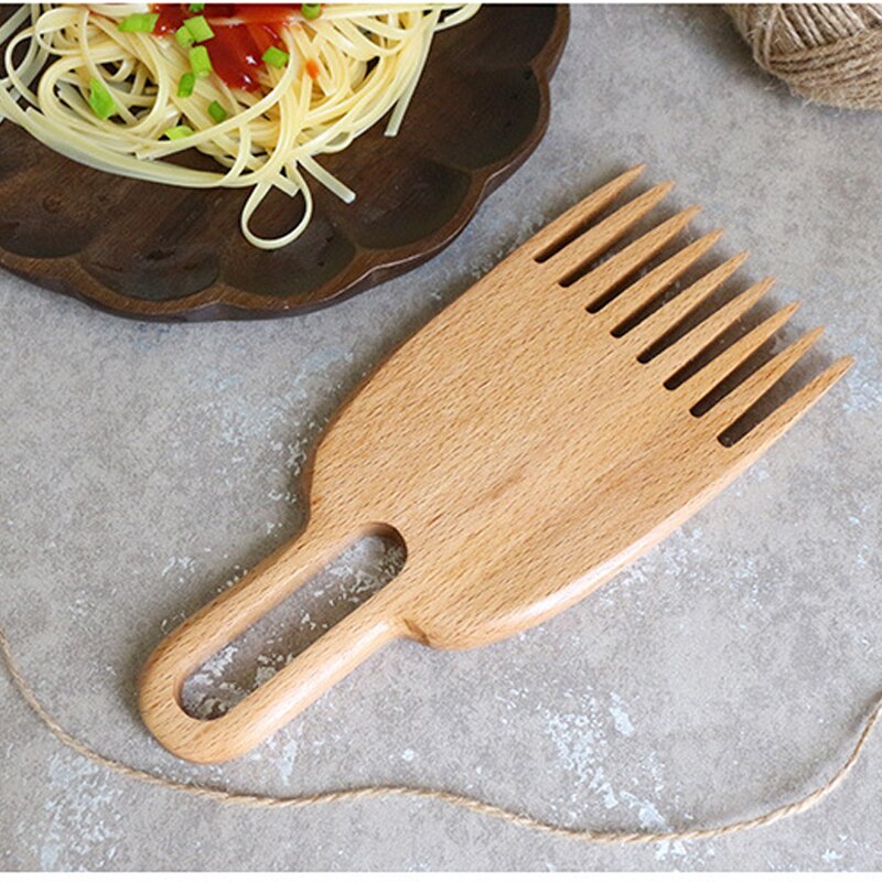 AIRCHR 2 uds pastel de arroz tenedor mezclador 24,5*10 cm frito tenedor para Noodles Flying Spaghetti coreano utensilios de cocina Gadgets