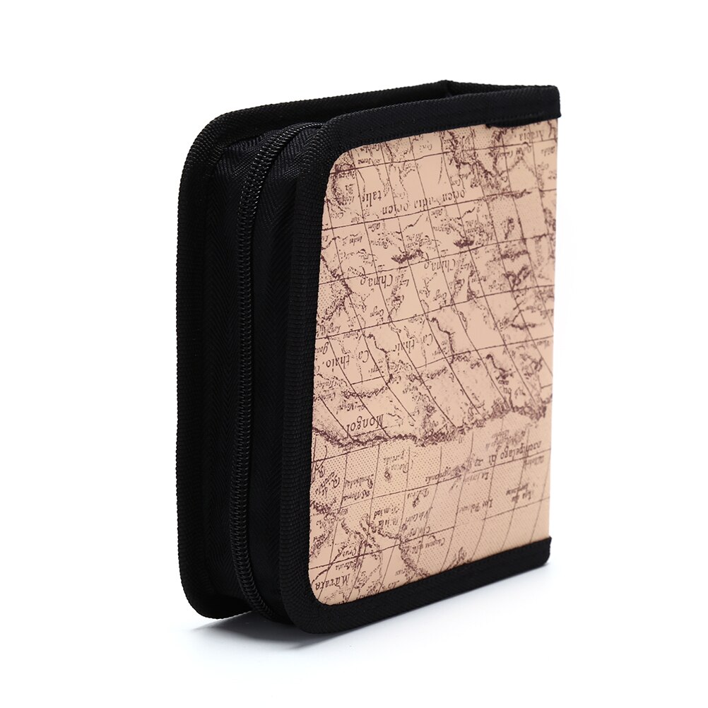 40Pcs Disc Cd Dvd Capaciteit Case Opslag Houder Carry Case Organizer Mouwen Wallet Cover Bag Box Cd Dvd Opslag cover Accessoire: YL