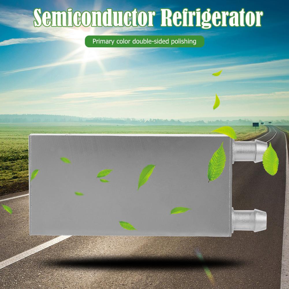 Aluminum Alloy Silver Liquid-Water Cooling Block CPU Heat Sink System Radiator Exclusive Water-Cooled Head Plate and Exchanger