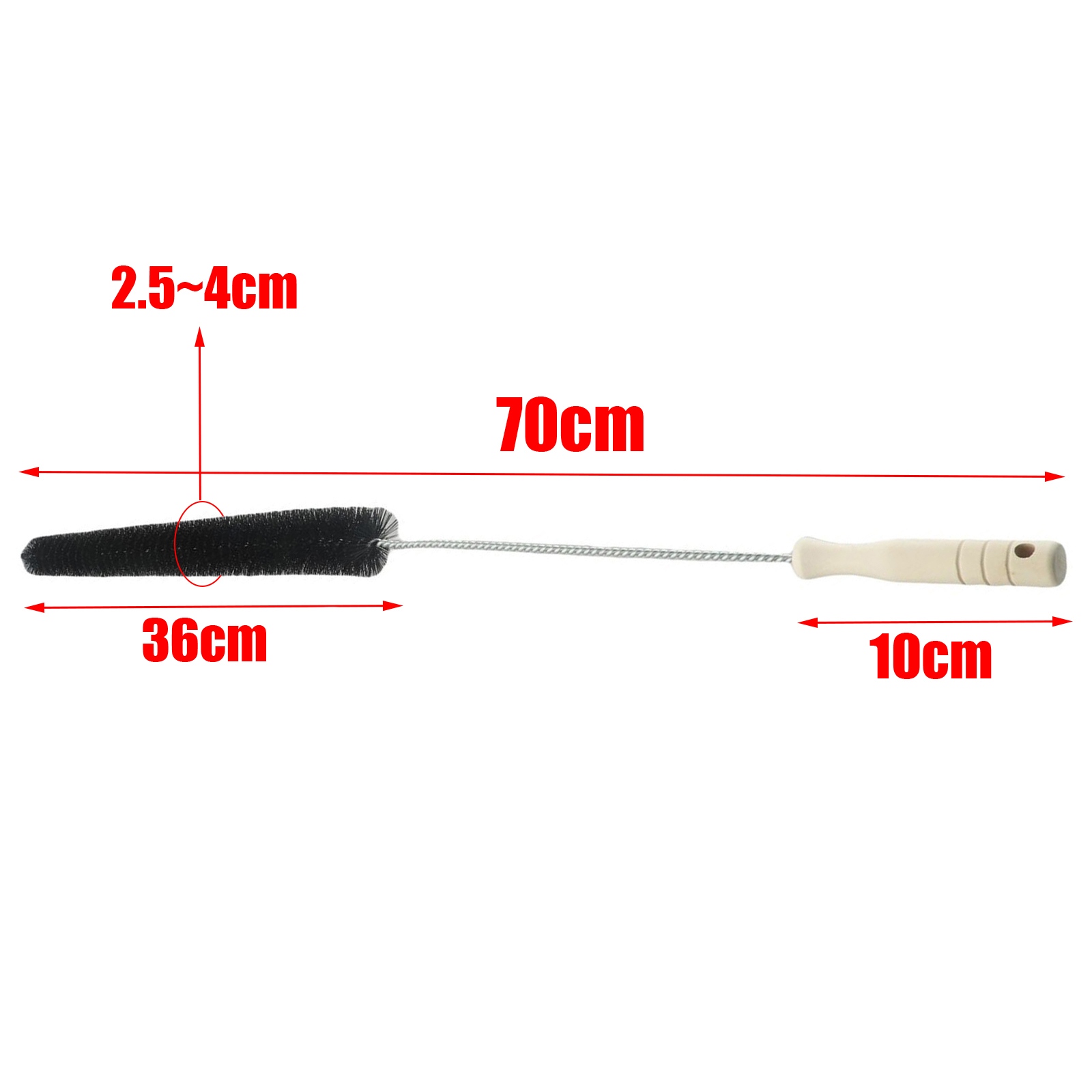 Spazzola per la pulizia del radiatore da 70cm/75cm spazzola per la pulizia della lavatrice multiuso pieghevole lunga e sottile