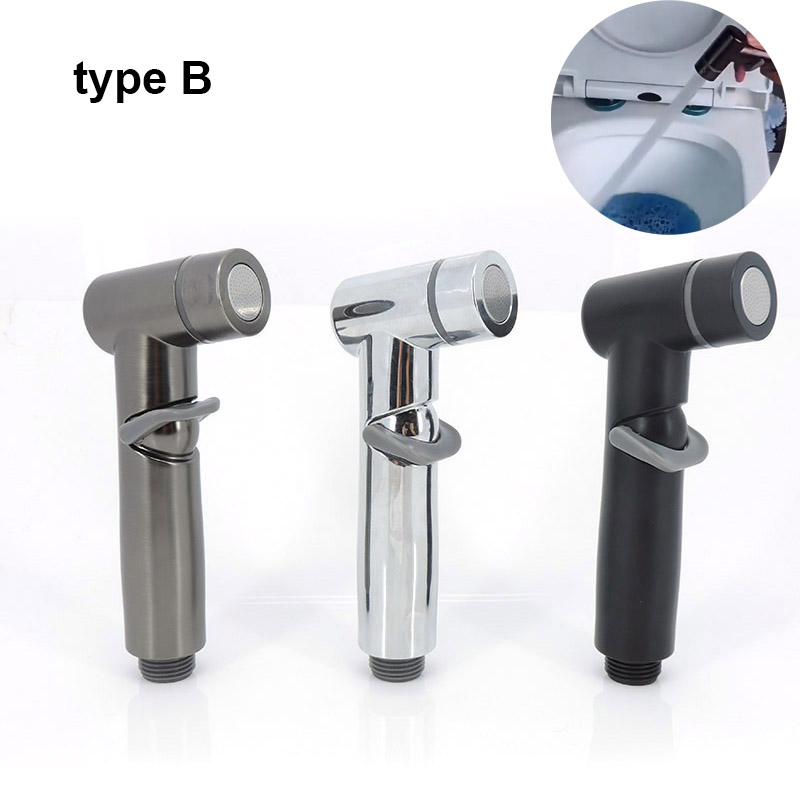 7 arten selbst sauber Handheld Bad Bidet Dusche Kopf Wc Sprayer Wasserhahn Spritzpistole ABS wasser schlauch rohr für waschen wc sitz c