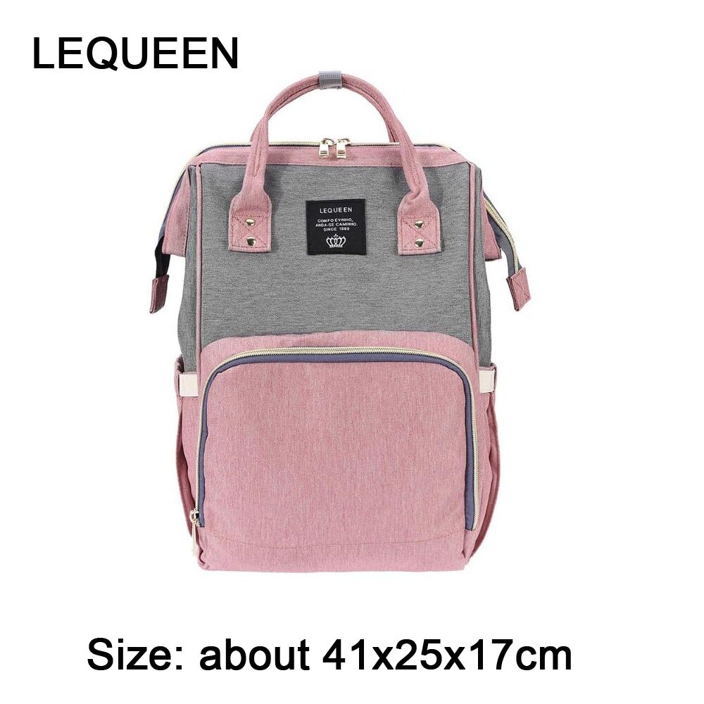LEQUEEN Diaper Bag Mummy Maternity Nappy Bag Large Capacity Baby Bag for Mo Travel Backpack Desinger bolsa maternid sac bebe: 228831.01