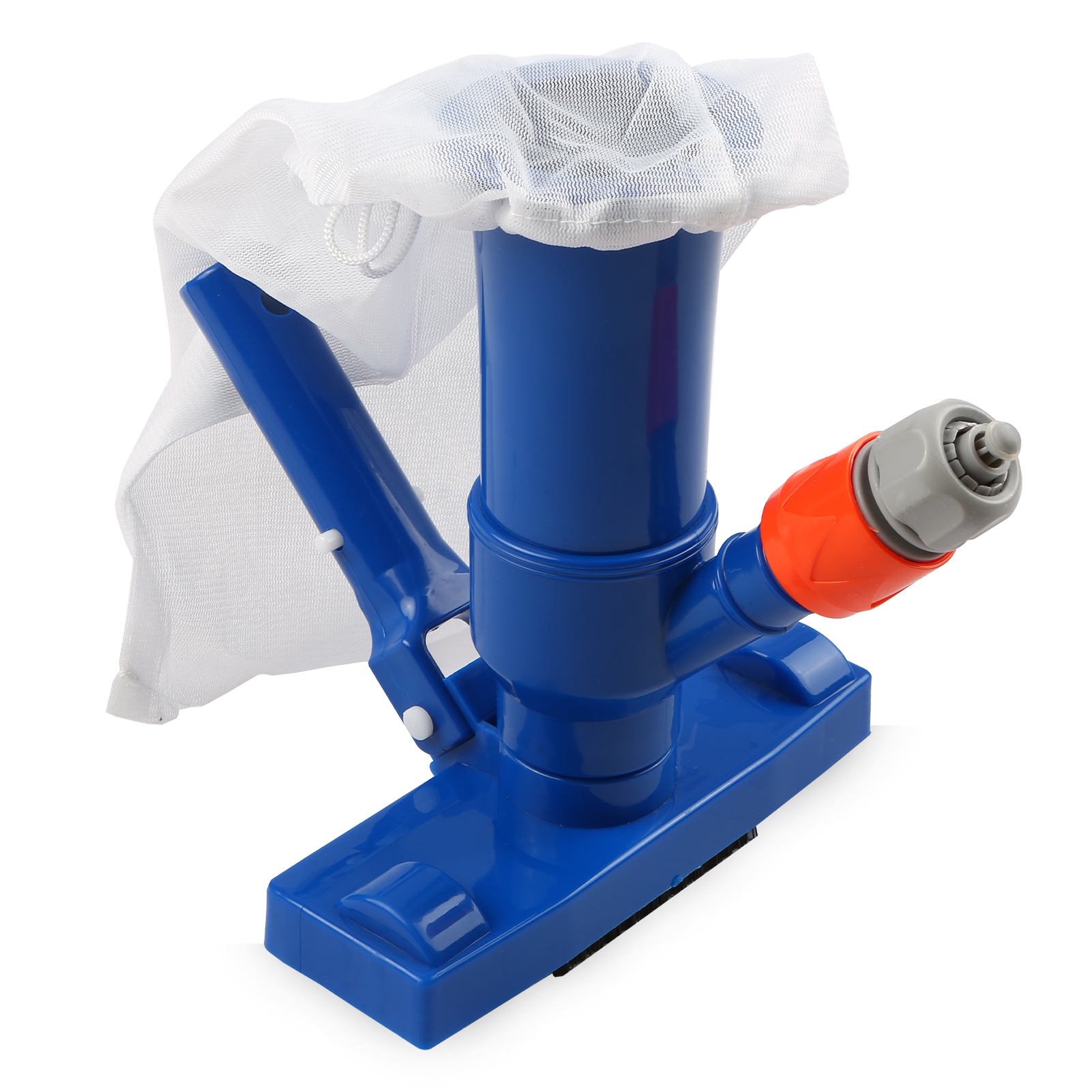 Pool Vacuum Jet Underwater Cleaner Brush with Clip Handle Drawstring Bag Cleaning Tools for Above Ground Inflatable Pool Spa