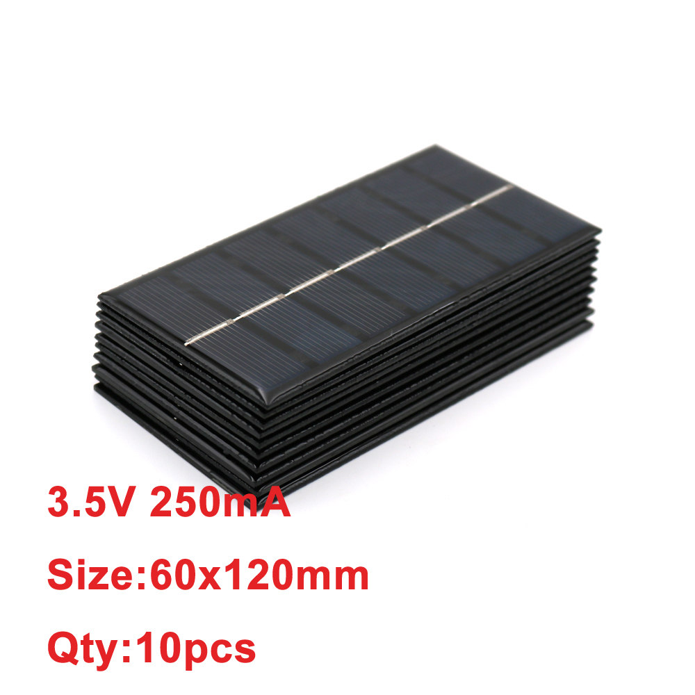 10 sztuk Poly 3 3.5 4 V VDC płyta słoneczny 60 120 150 160 250 mA 3V 3.5V 4 V DIY mini bateria słoneczna ładowarka robić telefonu komórkowego przenośny: Zielony Kamuflaż