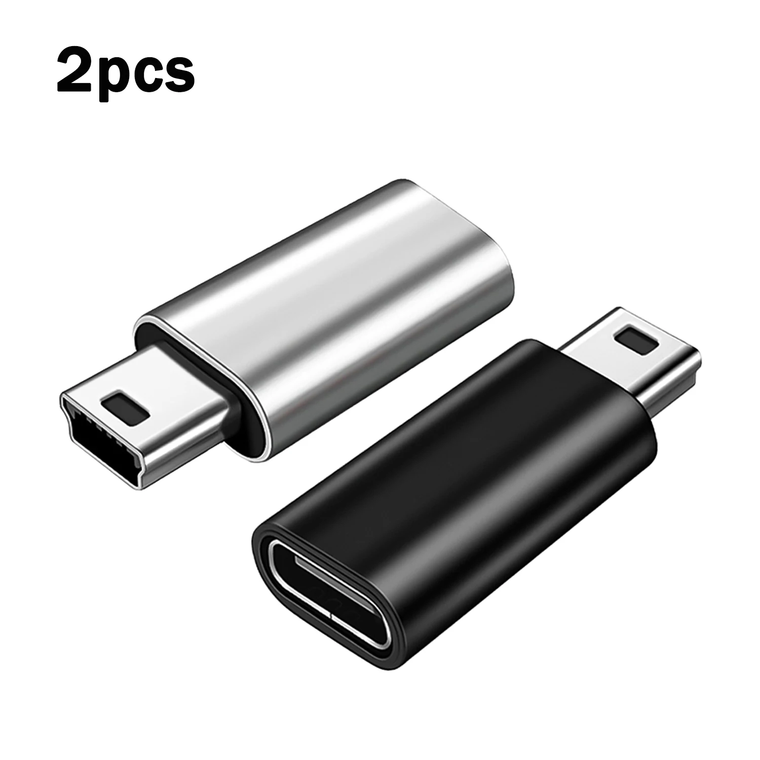 1-3 sztuki Adapter Mini USB męski na żeński typu C do smartfonów z systemem Android Tablet Złącze adaptera USB typu C na Mini USB: Rose Gold