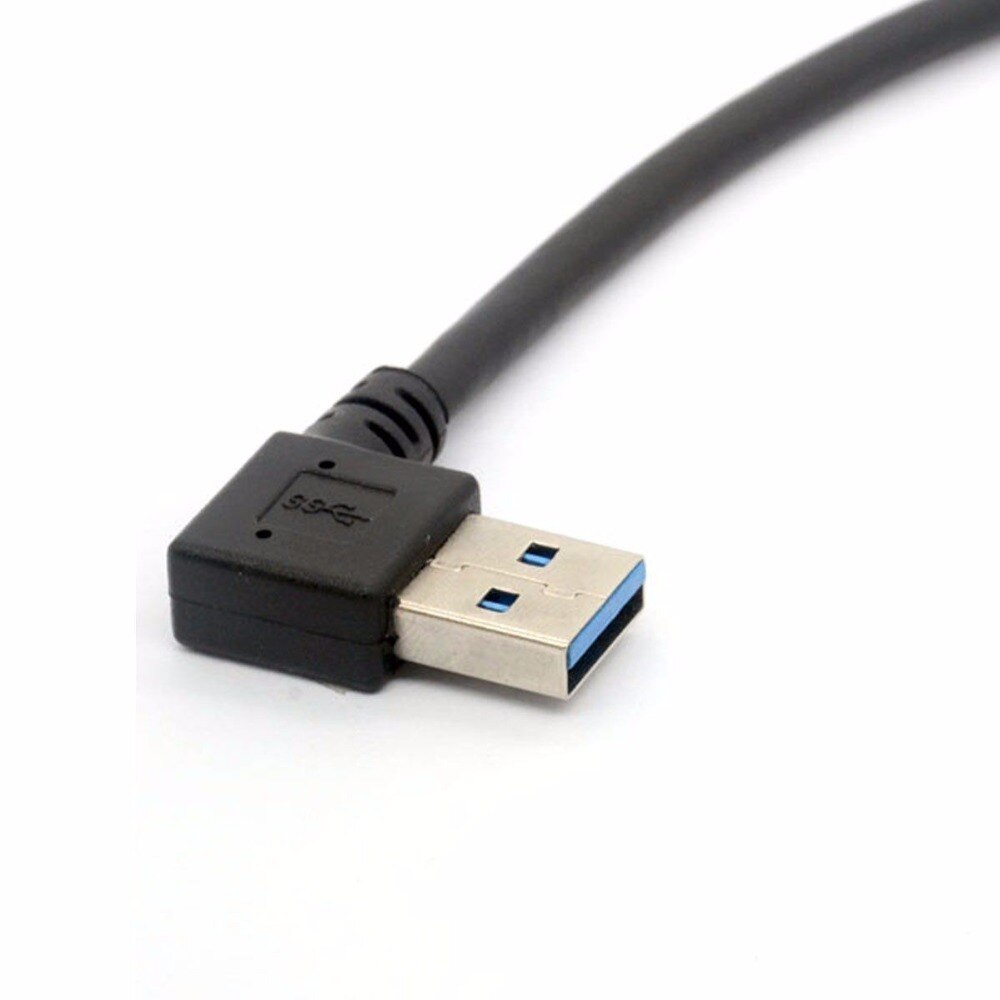 Kątowy kabel USB C kabel USB 90 stopni 3.0 A robić USB typu C w lewo/w prawo robić synchronizacji i przewód zasilający