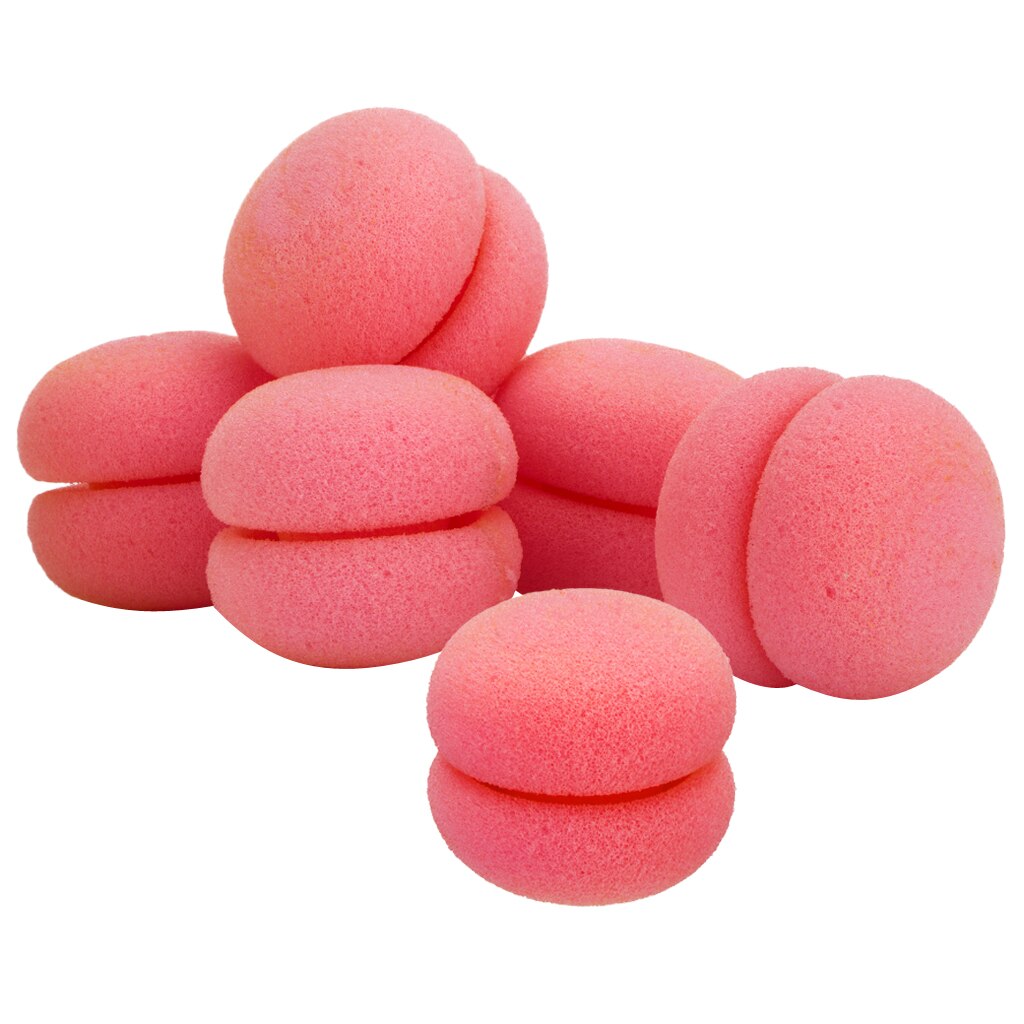 6 stuks praktische superieure sponsbal-haarstylingroller voor dames