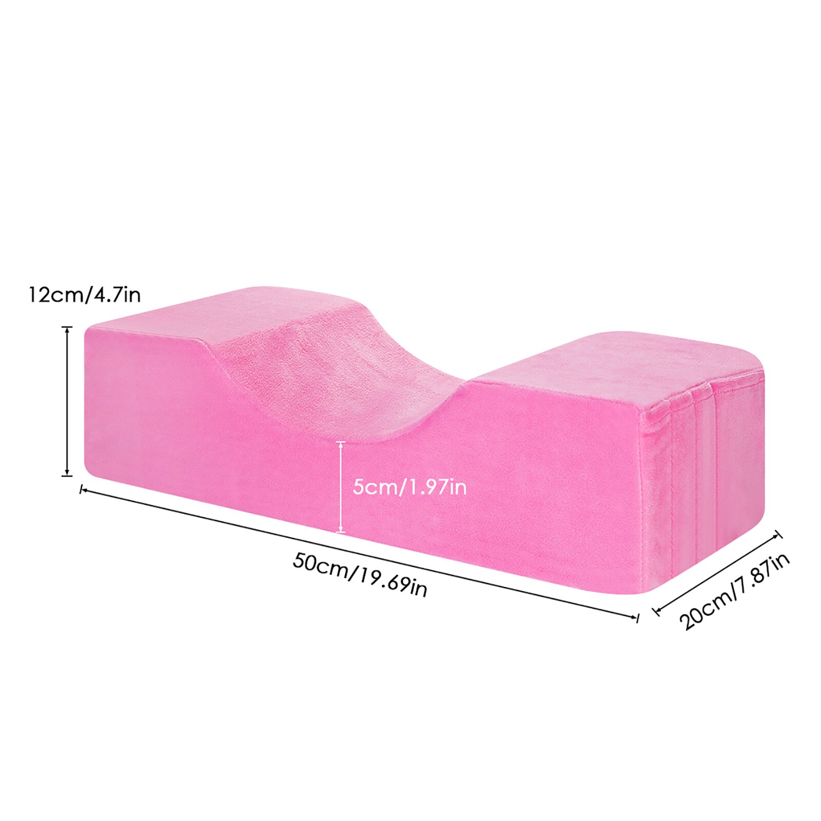 Aankomst Wimper Extension Kussen U-Vorm Ergonomische Curve Stretch Stof Hals Ondersteuning Schoonheidssalon