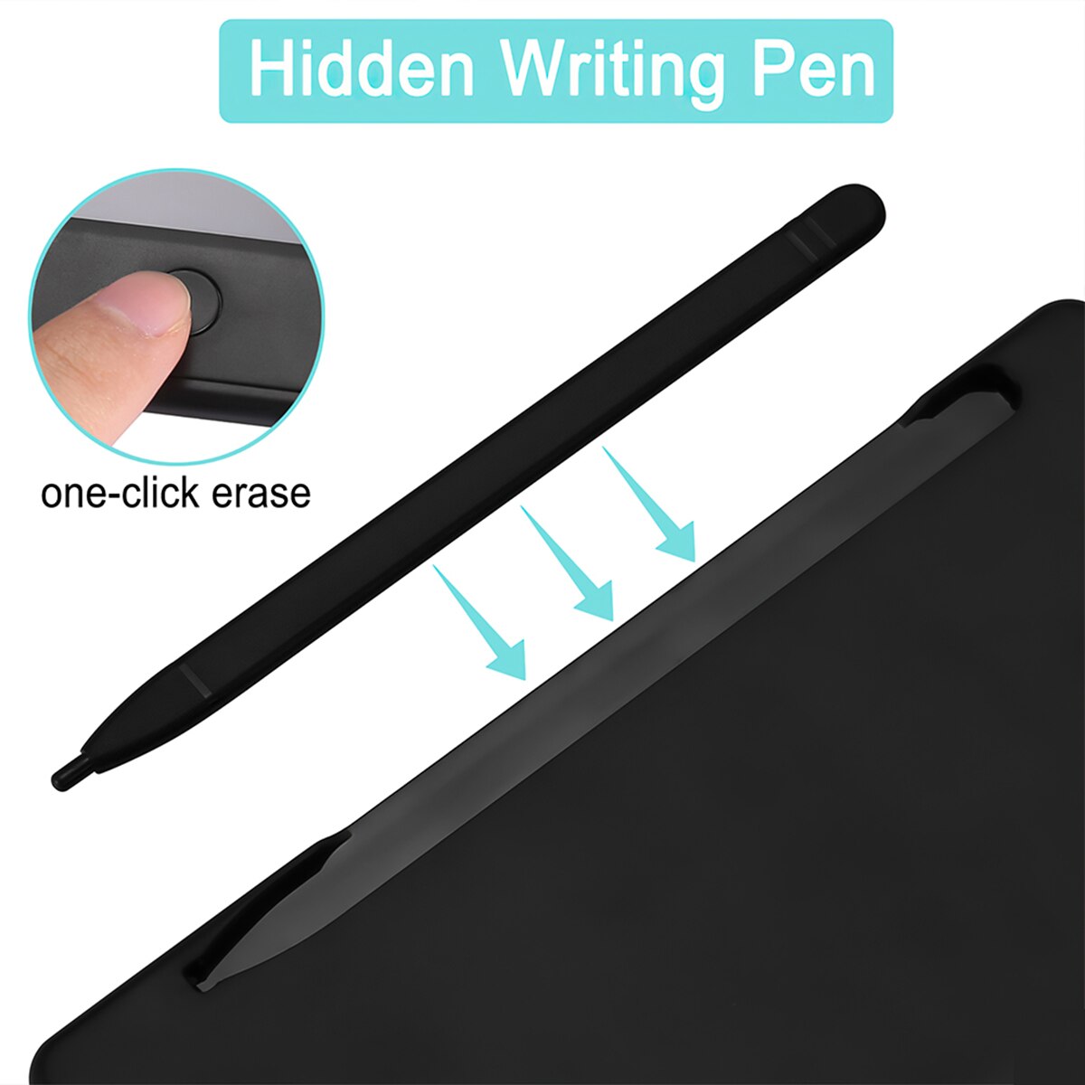 Calculadora Científica plegable con pantalla grande Digital de 10 dígitos, tableta de escritura borrable, almohadilla de dibujo Digital, cálculo de matemáticas