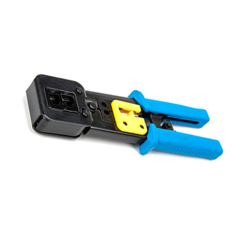 Steel Crimper Tools for Cat5e Cat6 Cables Crimping Tool Net Kit Crimp 8P8C/RJ-45 6P6C/RJ-12 6P4C/RJ-11 Connectors Plug Cut Strip