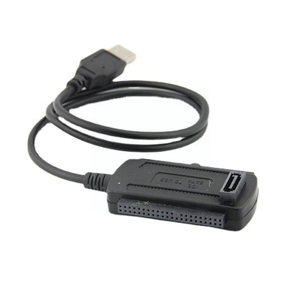 For ATA/ATAI LBA USB To IDE Cable USB 2.0 To IDE/SATA Disk Adapter Cable 3.5" HDD Hard Plug 2.5" Drive Converter F9H8
