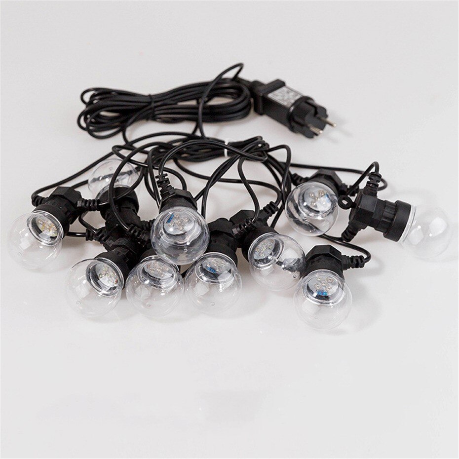 G50 Globe String Lights Backyard Patio Lights Hanging for Bistro Pergola Deckyard Tents Market Cafe Gazebo Porch Letters Party: Transparent / 10M 20 Bulbs