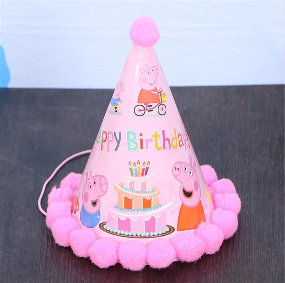 Gutt blå måke første bursdag lue glitter jente måke rosa prinsesse krone fest baby dusj dekor pannebånd tegneserie lue