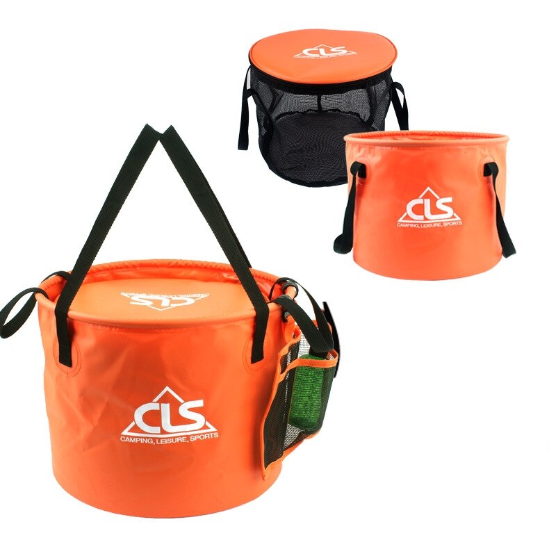 Foldbar Vandspand 10L-30L - Bærbar, Sammenklappelig, til Camping, Fiskeri, Bilvask